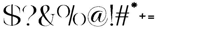Theron Enroma Expanded Regular Font OTHER CHARS