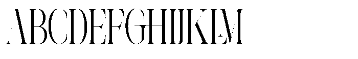 Theron Enroma Extra Condensed Regular Font UPPERCASE