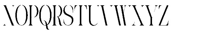 Theron Enroma Extra Condensed Regular Font LOWERCASE