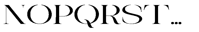 Theron Enroma Extra Expanded Regular Font LOWERCASE