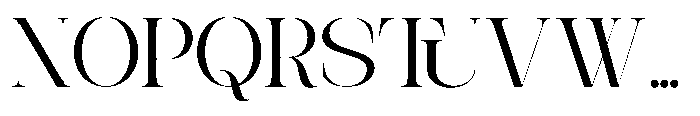 Theron Enroma Regular Font UPPERCASE