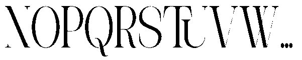 Theron Enroma Scale Regular Font UPPERCASE