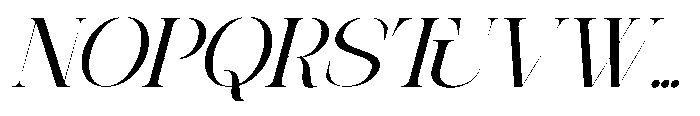Theron Enroma Slant 2 Regular Font UPPERCASE