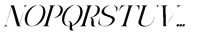 Theron Enroma Slant 3 Regular Font LOWERCASE