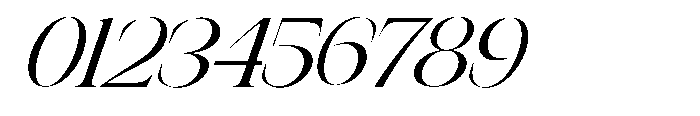 Theron Enroma Slant 5 Regular Font OTHER CHARS