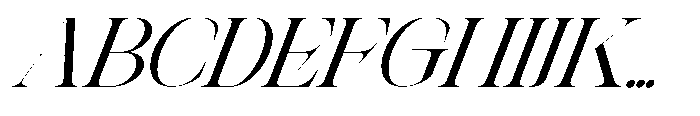 Theron Enroma Slant 7 Regular FONT