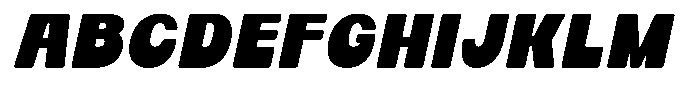 Therunes Italic Font UPPERCASE