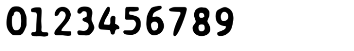 Thesis Typewriter Bold Font OTHER CHARS