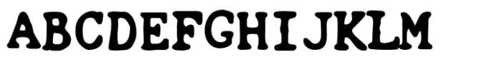 Thesis Typewriter Bold Font UPPERCASE