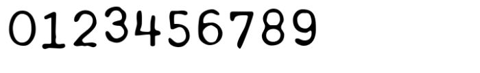 Thesis Typewriter Regular Font OTHER CHARS