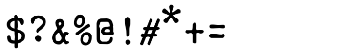 Thesis Typewriter Regular Font OTHER CHARS