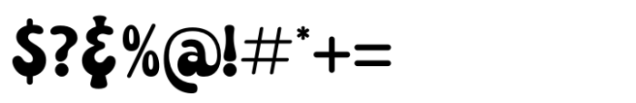 Theza Rolan Regular Font OTHER CHARS