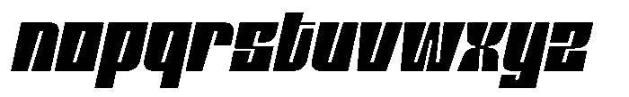 Thezila Italic Font LOWERCASE