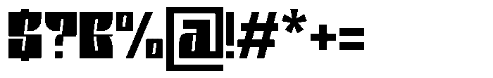 Thezila Regular Font OTHER CHARS