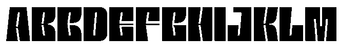 Thezila Regular Font UPPERCASE