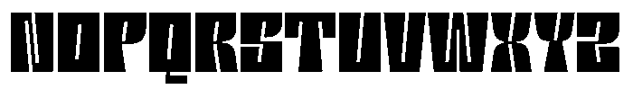 Thezila Regular Font UPPERCASE
