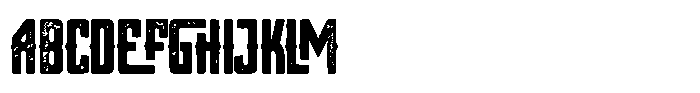 Thick Brick Aged Font UPPERCASE