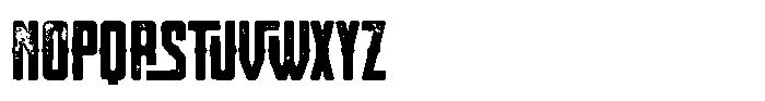 Thick Brick Aged Font UPPERCASE