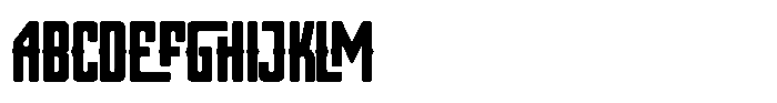 Thick Brick Regular Font UPPERCASE