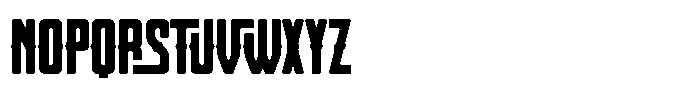 Thick Brick Regular Font UPPERCASE