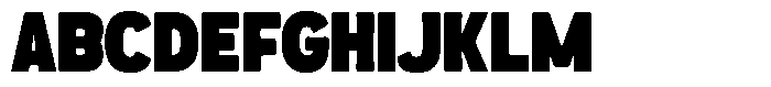Thick Graile Font UPPERCASE