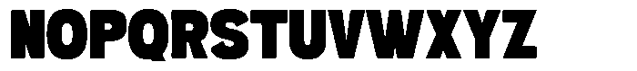 Thick Graile Font UPPERCASE