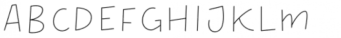 Thick Line Font UPPERCASE