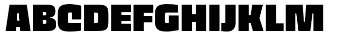 Thicker Black Upright Font UPPERCASE