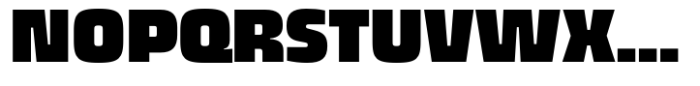 Thicker Black Upright Font UPPERCASE