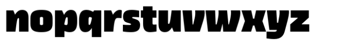 Thicker Black Upright Font LOWERCASE