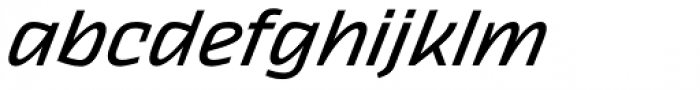 Thicker Regular Italic Font LOWERCASE