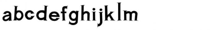 Thik Font LOWERCASE