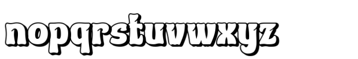 Thill Caten Shadow Font LOWERCASE