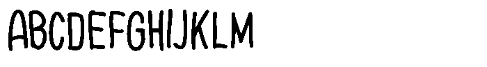 Thin Comic Medium Font UPPERCASE