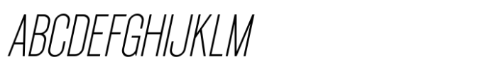 Thinly Sans JNL Oblique Font
