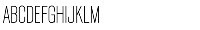 Thinly Sans JNL Regular Font UPPERCASE