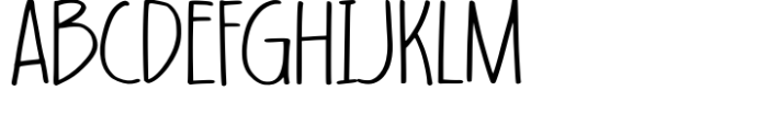 Thintoys Regular Font UPPERCASE