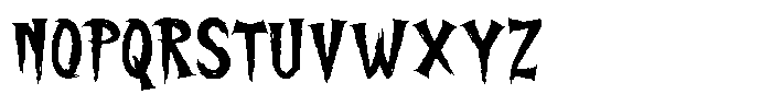 Thiorn Font UPPERCASE