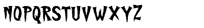 Thiorn Font LOWERCASE