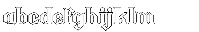 Thiqall Outline FONT