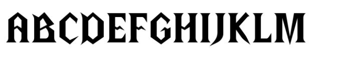 Thiqall Regular Font UPPERCASE