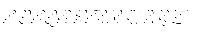 Thiquila Shadow Font UPPERCASE