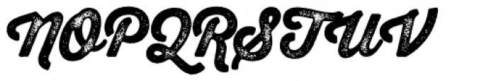 Thirsty Rough Black Two Font UPPERCASE