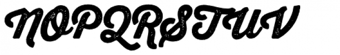 Thirsty Rough Black Font UPPERCASE