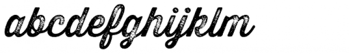 Thirsty Rough Three Font LOWERCASE