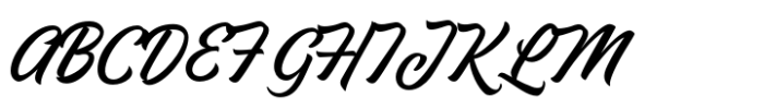 Thirtylane Script Font UPPERCASE