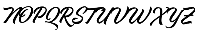 Thirtylane Script Font UPPERCASE