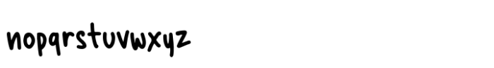 This Your Writing Font LOWERCASE