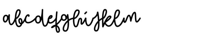 This year Script Font LOWERCASE