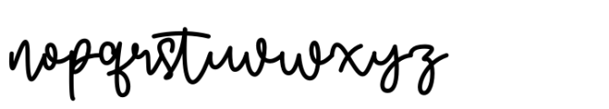 This year Script Font LOWERCASE